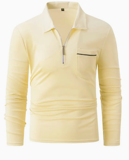 RALPH POLO - Stylish Long Sleeve Zipper with Pocket men (Italian design)