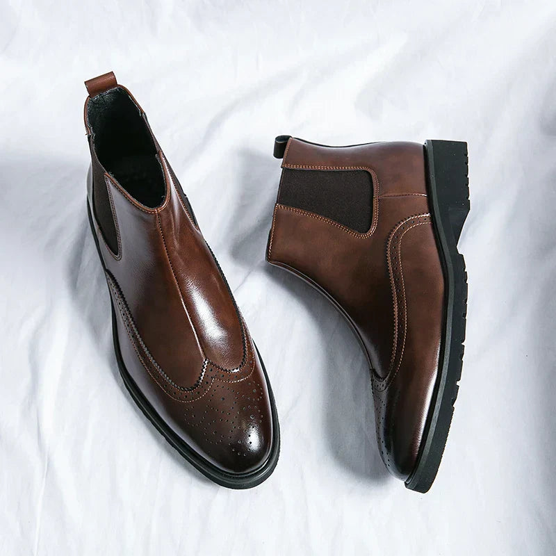 Adriel | leather chelsea boots