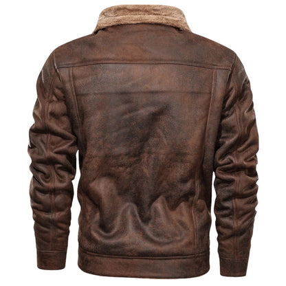 'Kronos' Leather Jacket